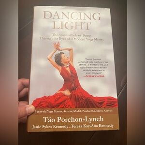 Dancing Light Book by Tâo Porchon-Lynch - Red Cover